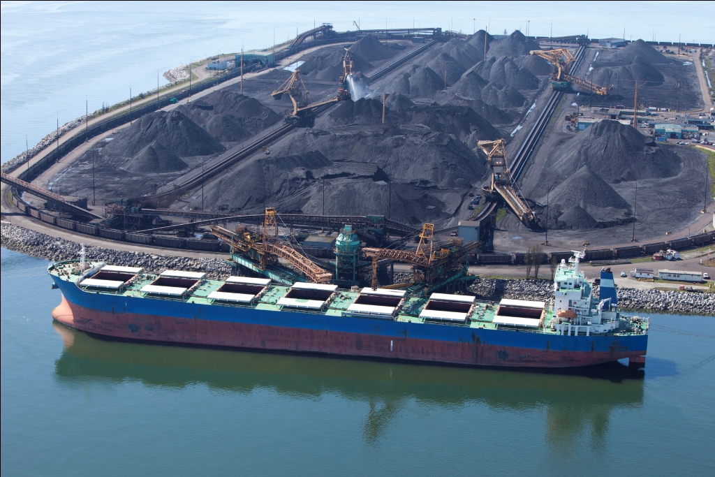 Westshore terminal coal loading
