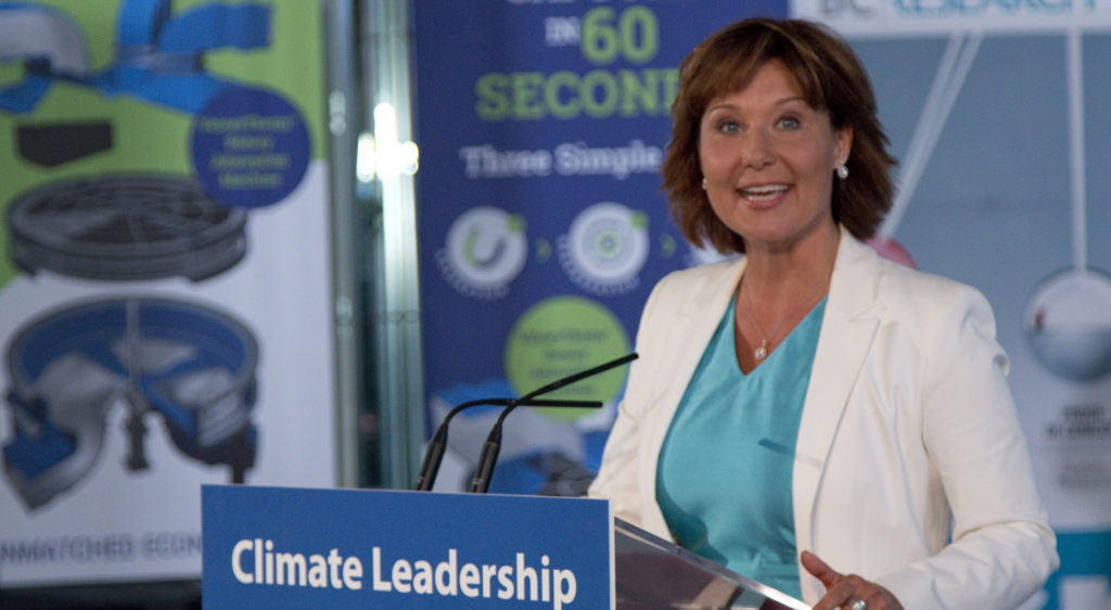 Christy Clark's climate plan caters to corporations