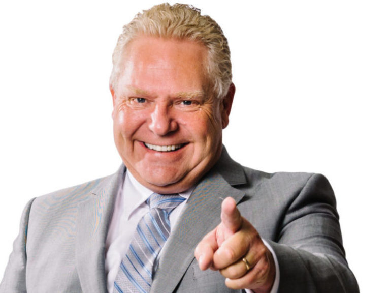 Ontario Premier Doug Ford was elected with 41 per cent of the vote.