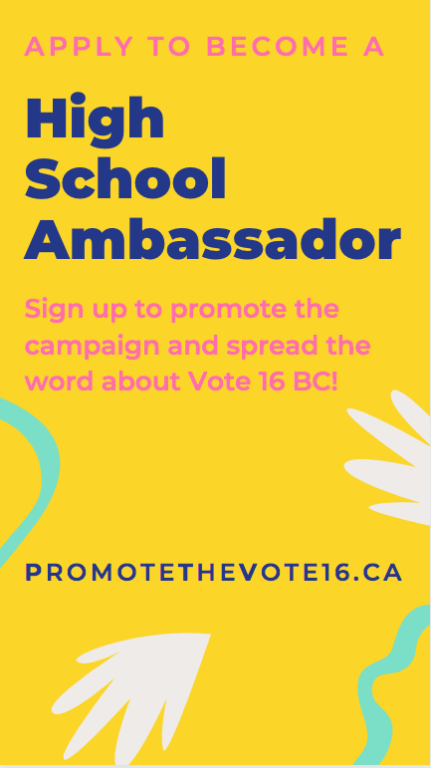 click to sign up for the high school ambassador program
